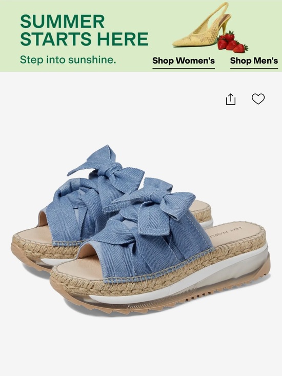 Free People Shoes - Free People Chamomile Sport Sandal - Light Blue Denim